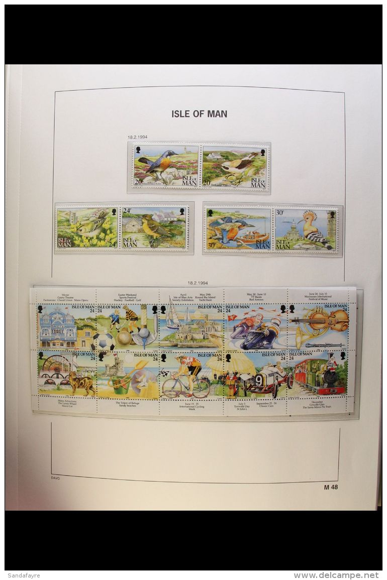 ISLE OF MAN  1994-2007 SUPERB NEVER HINGED MINT Comprehensive Collection Presented In A Quality Stanley Gibbons... - Other & Unclassified