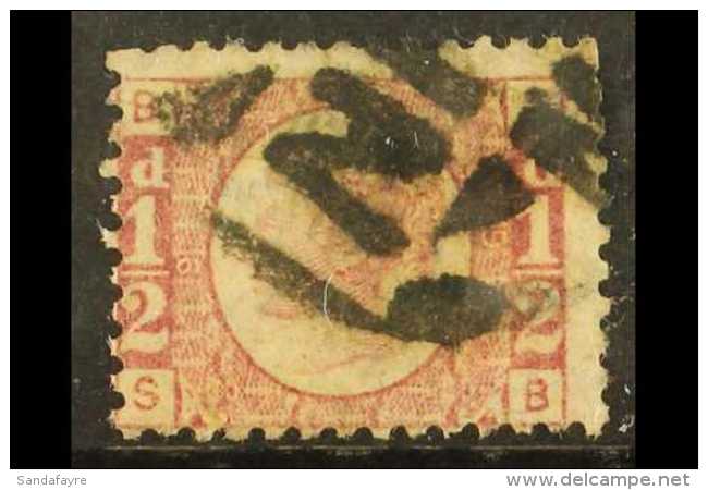 1870  &frac12;d Rose Red "Bantam" Plate 9, Good Used. The Elusive Plate! For More Images, Please Visit... - Other & Unclassified