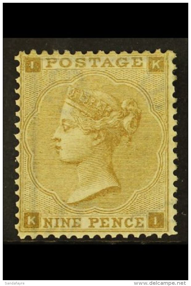 1862-64  9d Bistre 'small Letters' SG 86, Mint Part OG, Very Well- Centered &amp; Lovely Fresh Appearance. Very... - Other & Unclassified