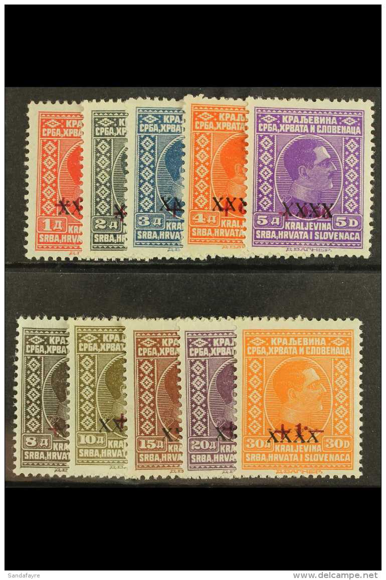 1928  Surcharge Set Ovptd With "XXXX", Yv 194/203, Very Fine Mint. (10 Stamps) For More Images, Please Visit... - Other & Unclassified