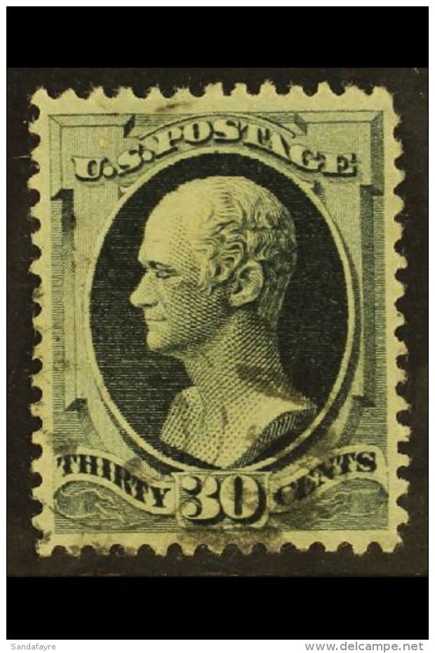 1879  30c Greenish Black (SG 192a, Sc 190), Lightly Used With Near Perfect Centering. For More Images, Please... - Sonstige & Ohne Zuordnung