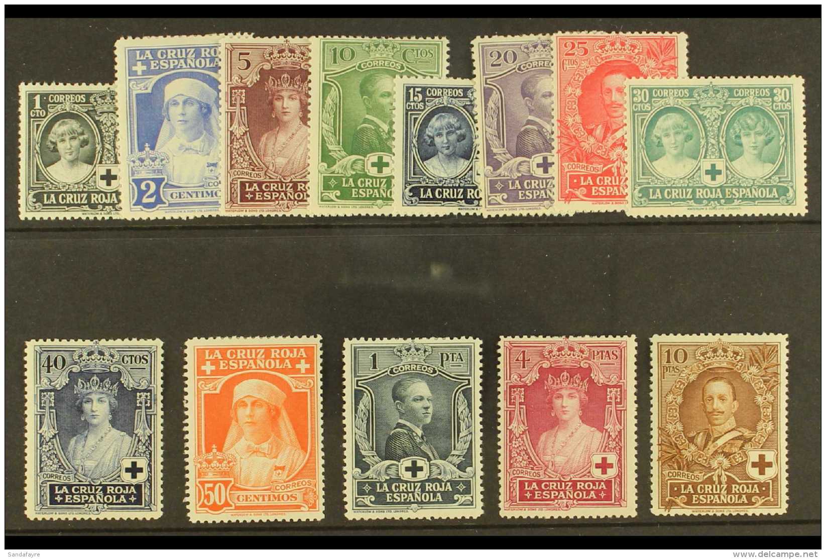 1926  Red Cross (Postage) Complete Set, SG 394/406, Very Fine Mint. (13 Stamps) For More Images, Please Visit... - Sonstige & Ohne Zuordnung