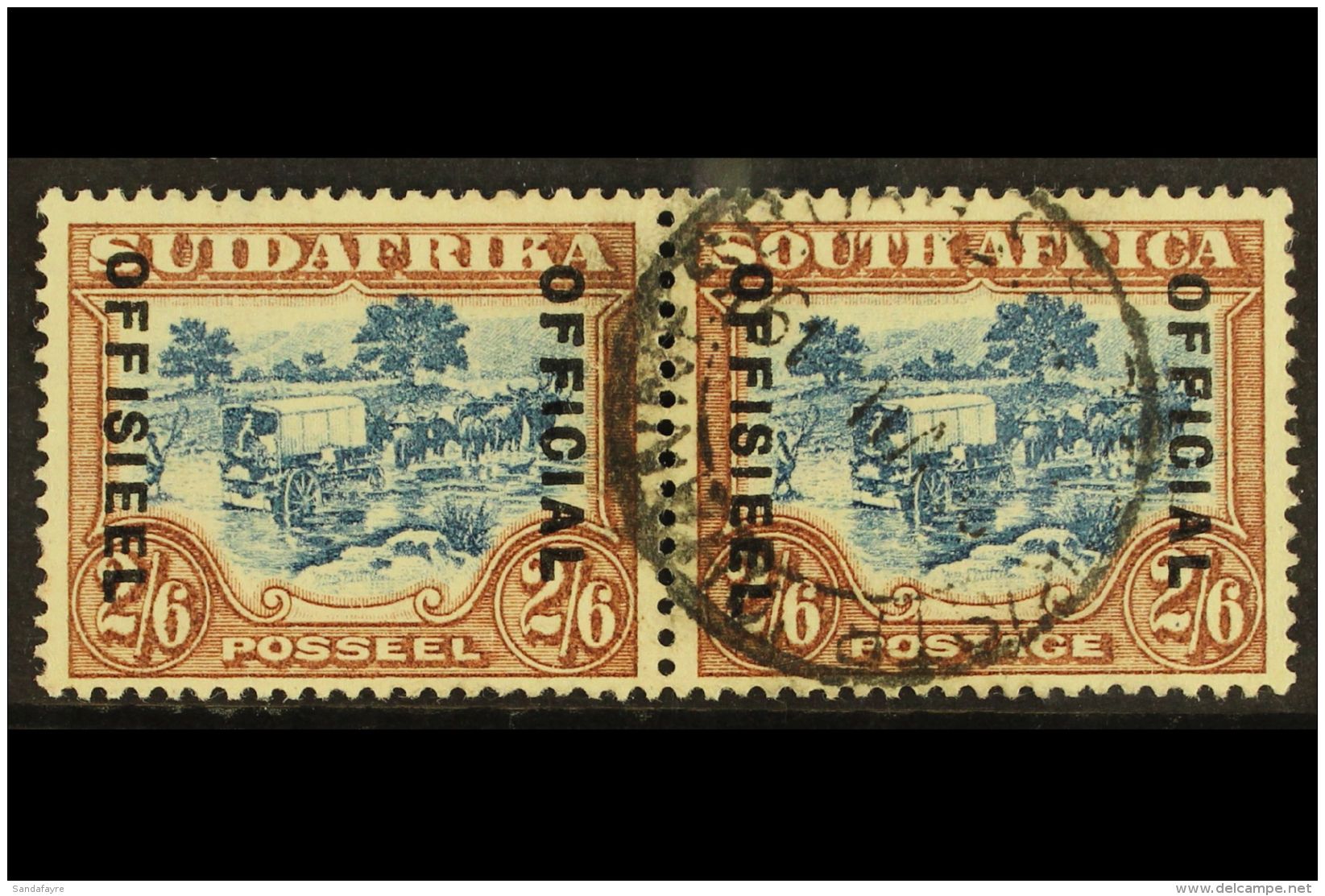 OFFICIAL  1930-47 2s6d Blue &amp; Brown, SG O19, Fine Used. For More Images, Please Visit... - Unclassified