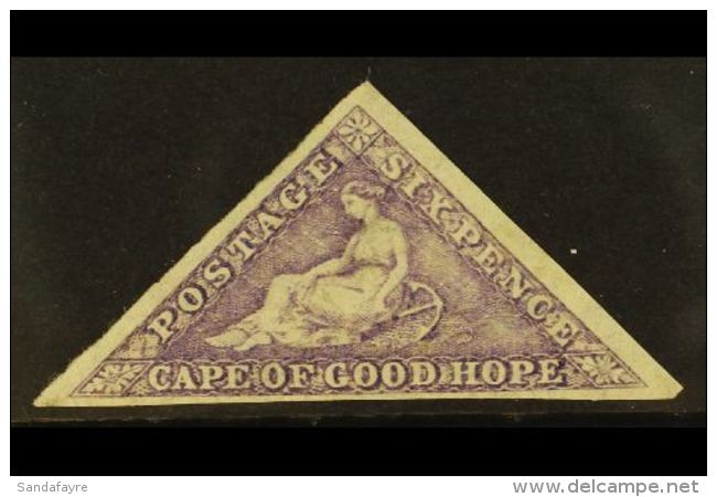 CAPE OF GOOD HOPE  6d Bright Mauve, SG 20, Superb Mint Og. Lovely Bright Stamp. For More Images, Please Visit... - Unclassified