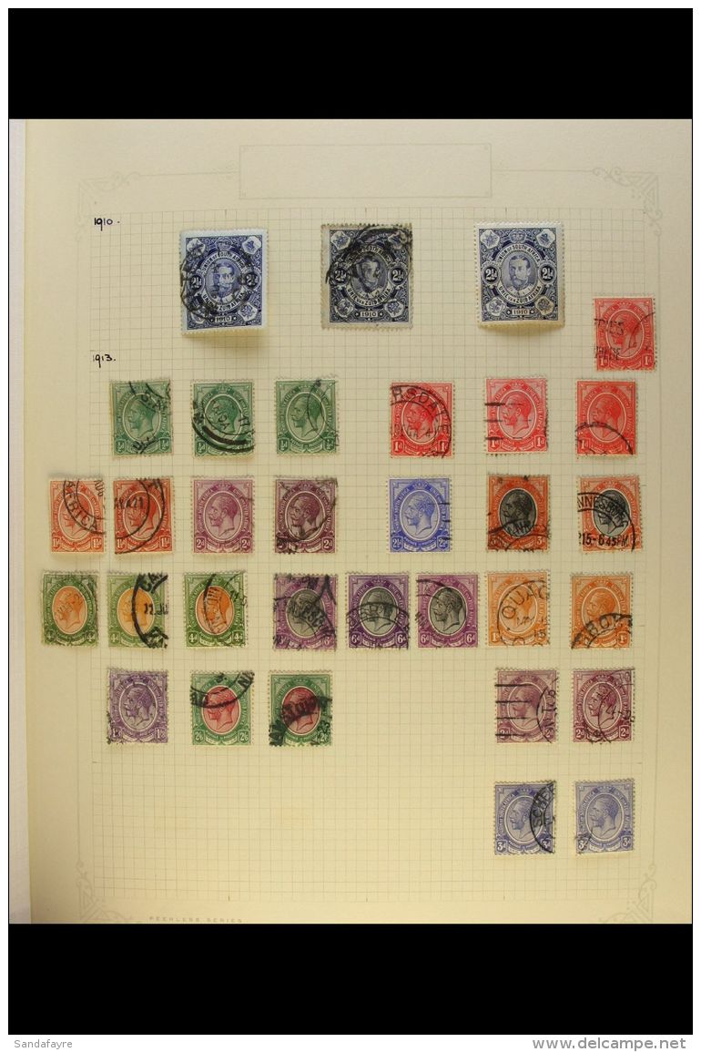 1910-95 EXTENSIVE COLLECTION WITH EXTRAS.  An Attractive Mint &amp; Used Collection In A Spring Back Binder With... - Unclassified