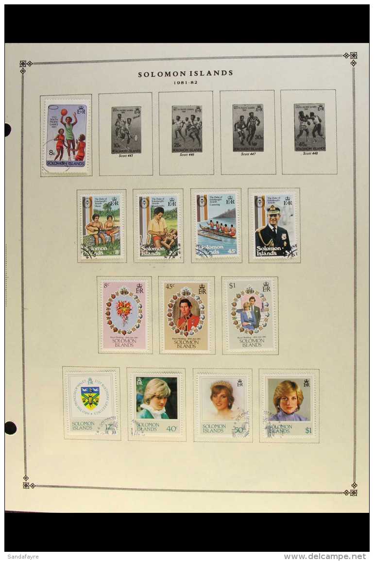 1937-2005 MINT &amp; USED COLLECTION  On Album Pages, Ideal Starter Lot, No Duplication, We See Used Sets From... - British Solomon Islands (...-1978)