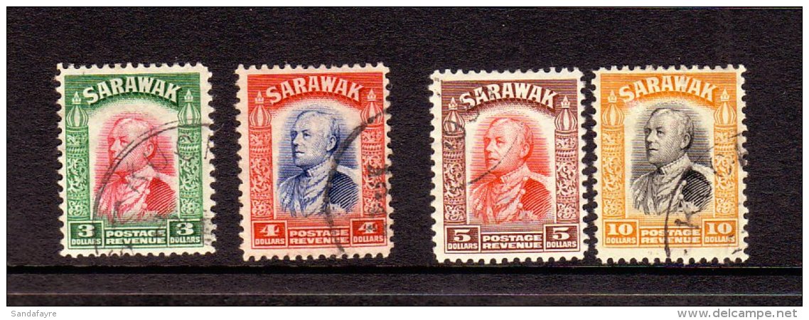 1934  Brooke $3, $4, $5 And $10 SG 122/25, Superb Cds Used. (4) For More Images, Please Visit... - Sarawak (...-1963)