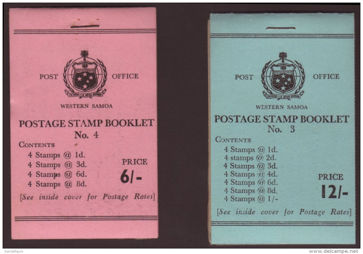 1962  Complete Stamp Books, SG SB 9/10, Very Fine (2 Books) For More Images, Please Visit... - Samoa (Staat)