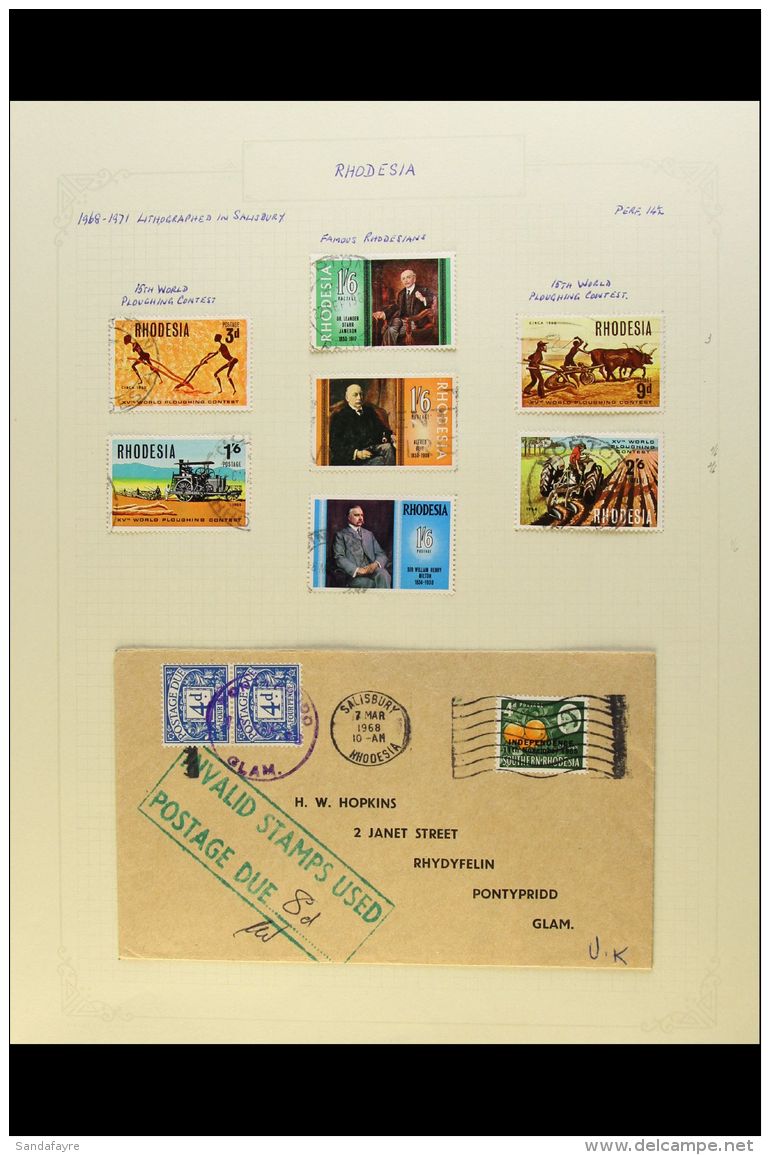 1965-78 COLLECTION  Mint (some Are Unmounted) And Used Issues, Plus Some FDC's On Pages, Incl. 1966-68... - Other & Unclassified