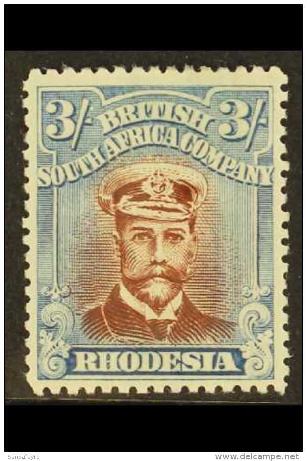 1922-24  3s Red-brown &amp; Grey-blue Perf 15, SG 320, Very Fine Mint, Very Fresh. For More Images, Please Visit... - Other & Unclassified