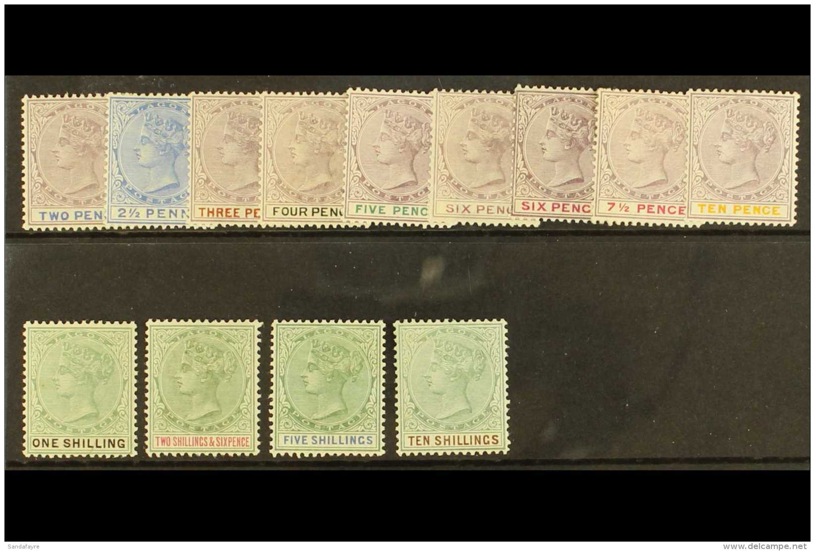 1887-1902  Complete Set, SG 30/41, With Both 6d Shades, Fine Mint. (13) For More Images, Please Visit... - Nigeria (...-1960)