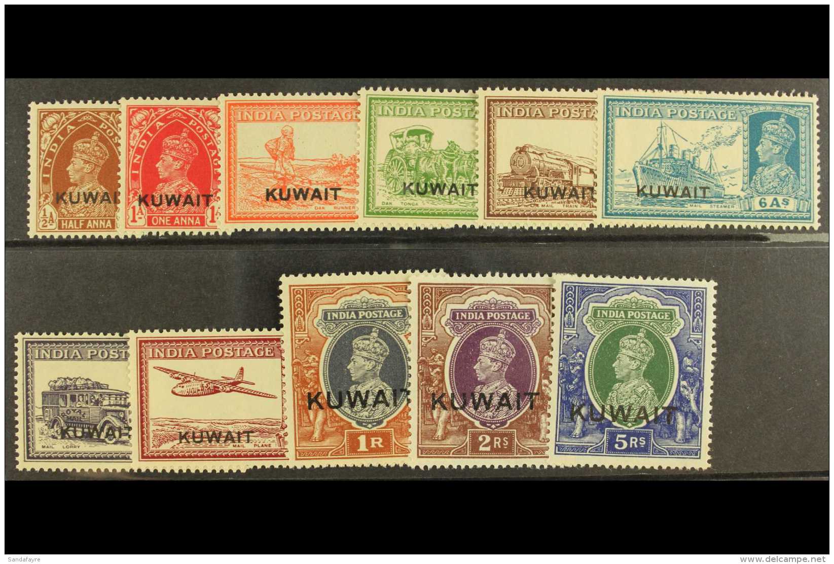 1939  KGVI Set To 5r, SG 36/49, Never Hinged Mint. (11) For More Images, Please Visit... - Kuwait
