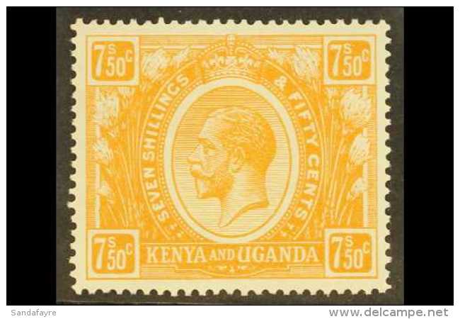 1922-27  7s50 Orange, SG 93, Very Fine Mint. For More Images, Please Visit... - Vide