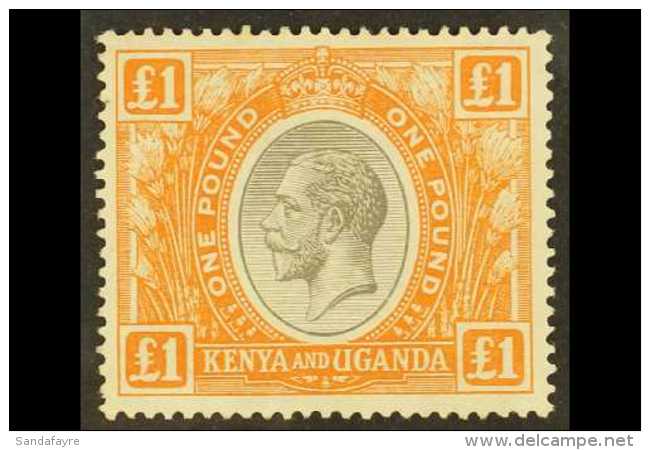 1922-27  &pound;1 Black And Orange, SG 95, Very Fine Mint. For More Images, Please Visit... - Vide