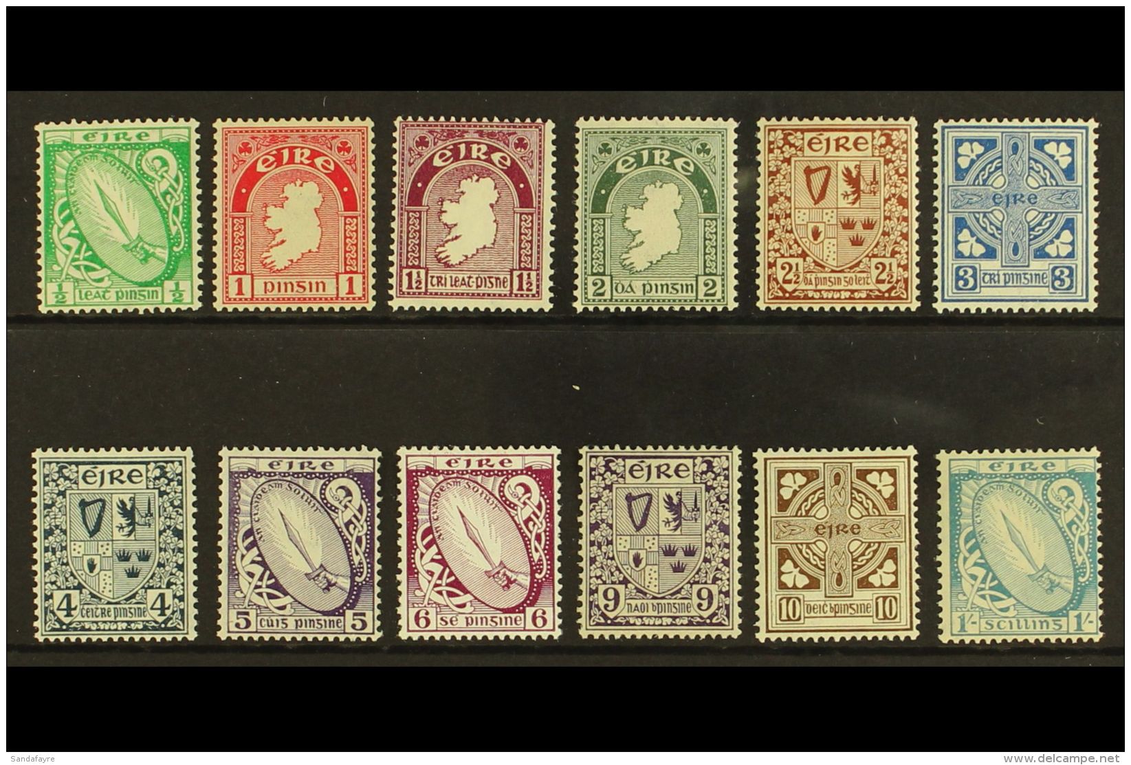 1922-34  Complete Definitive Set, SG 71/82, Never Hinged Mint. (12 Stamps) For More Images, Please Visit... - Other & Unclassified