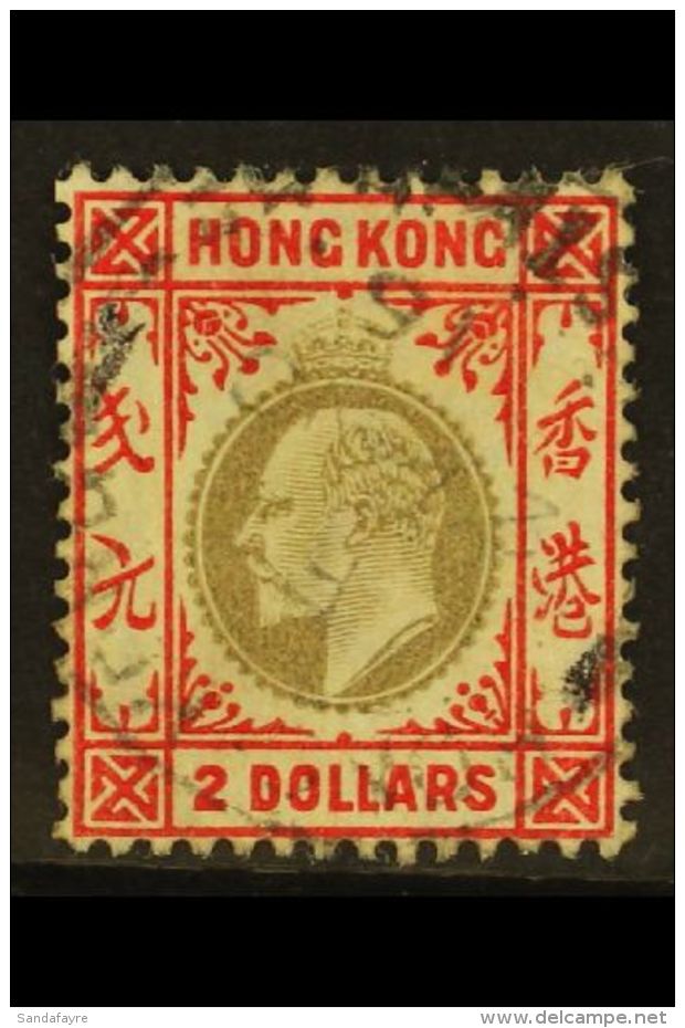 1903  $2 Slate And Scarlet, Ed VII, SG 73, Fine Used. For More Images, Please Visit... - Other & Unclassified