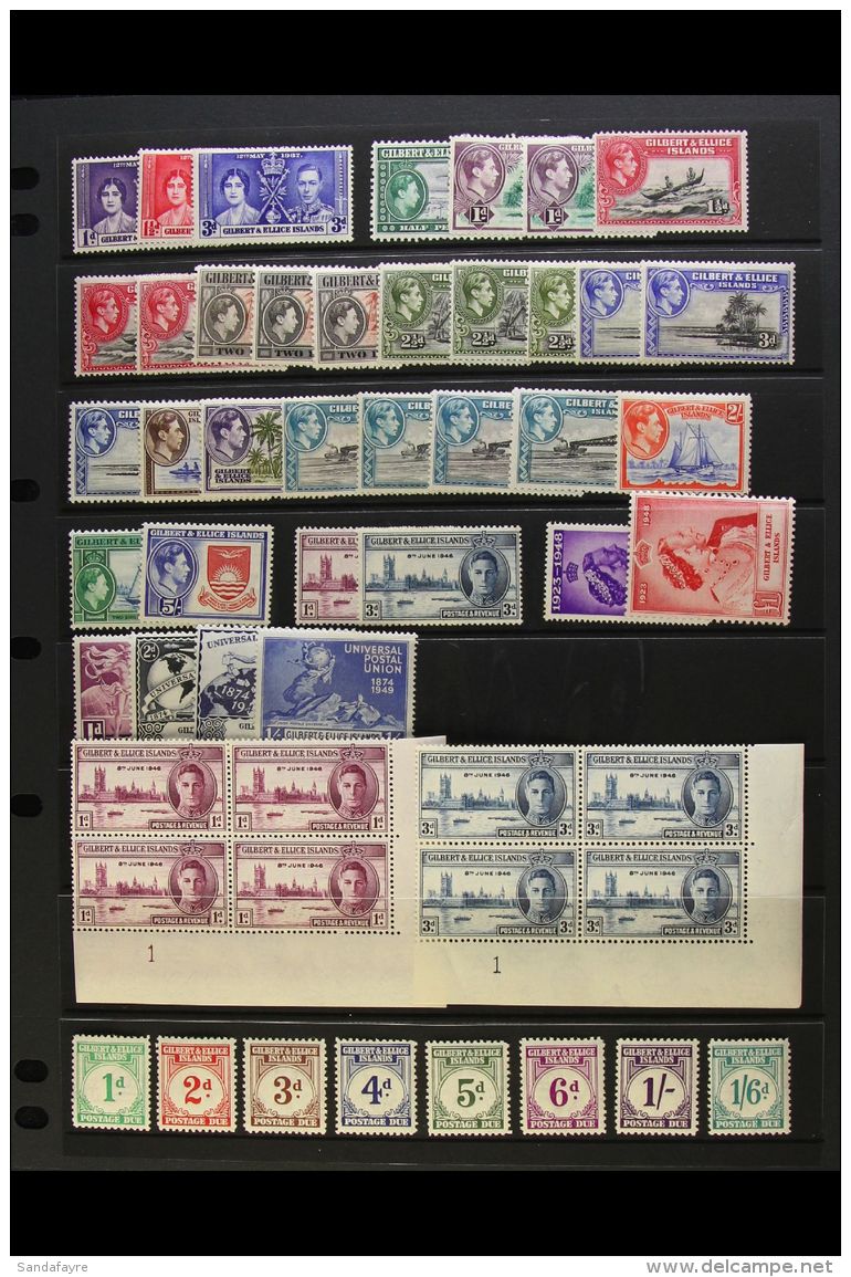 1937-55 KING GEORGE VI COMPLETE FINE MINT COLLECTION  Includes The Basic Issues Complete, SG 40/62, Plus Many... - Gilbert- Und Ellice-Inseln (...-1979)