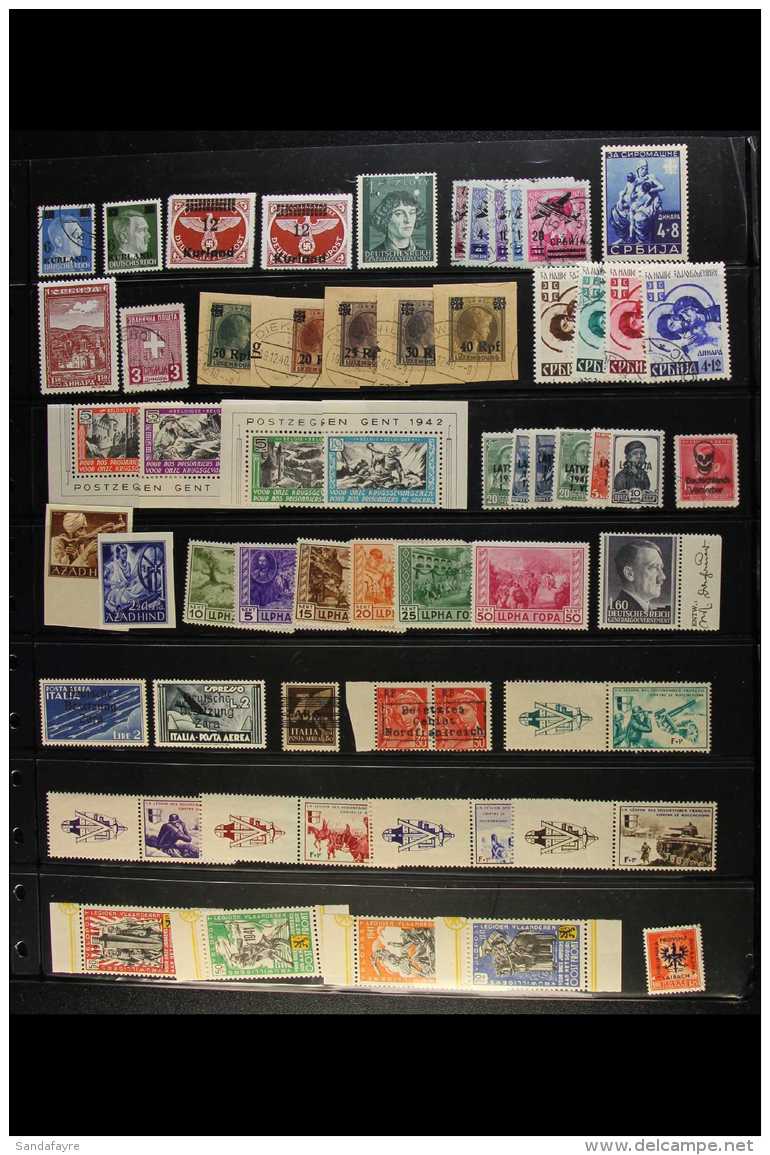 1940-1945 COLLECTION.  An Interesting Collection On A Number Of Album Pages Of Mint (many Never Hinged Mint)... - Other & Unclassified