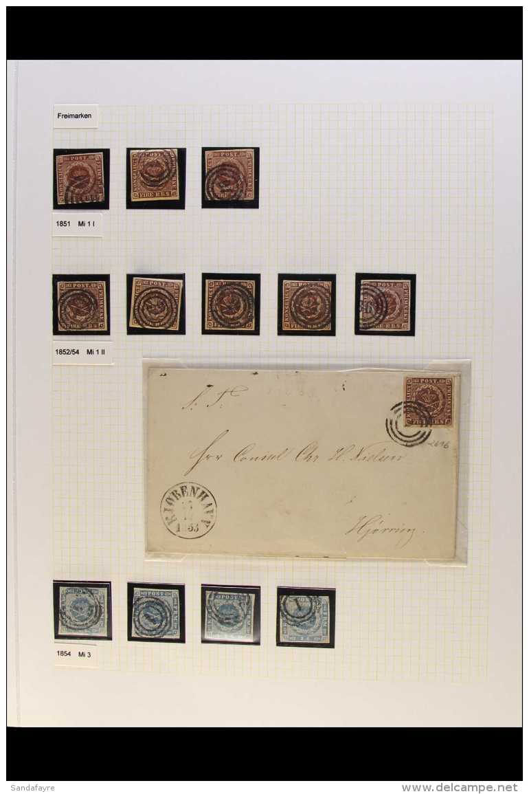 1851-1898 VERY FINE USED 19TH CENTURY  An Attractive Hand Picked Collection Of 4 Margin Very Fine Used Issues... - Other & Unclassified