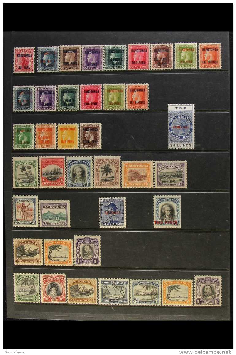 1919-49 MINT COLLECTION  An All Different Mint Collection Presented On A Pair Of Stock Pages. Includes 1919 Set... - Cookinseln