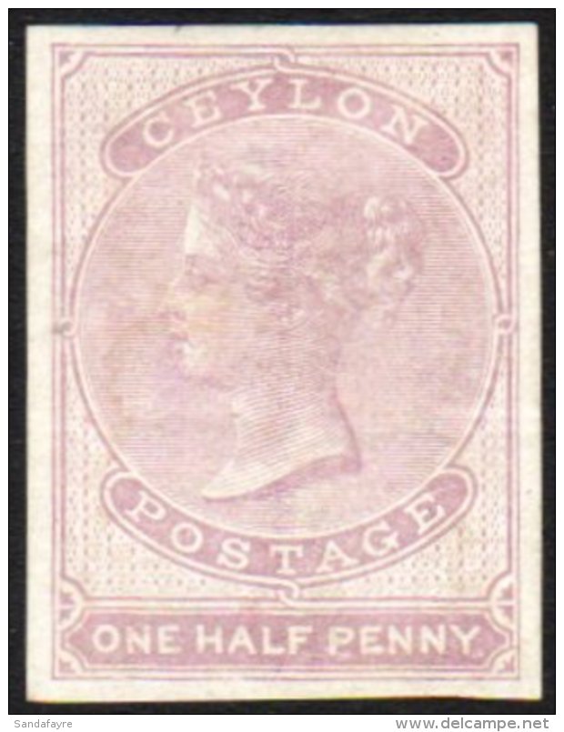 1857  &frac12;d Dull Mauve, Imperf, SG 17, Very Fine And Fresh Mint. For More Images, Please Visit... - Ceylon (...-1947)