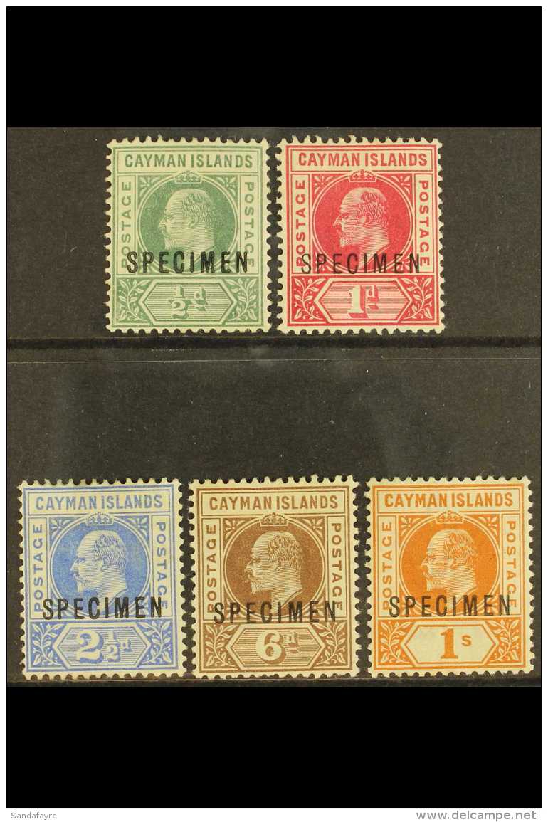 1902-03  Set, Overprinted "SPECIMEN", SG 3/7s, Fresh Mint. (5) For More Images, Please Visit... - Cayman Islands