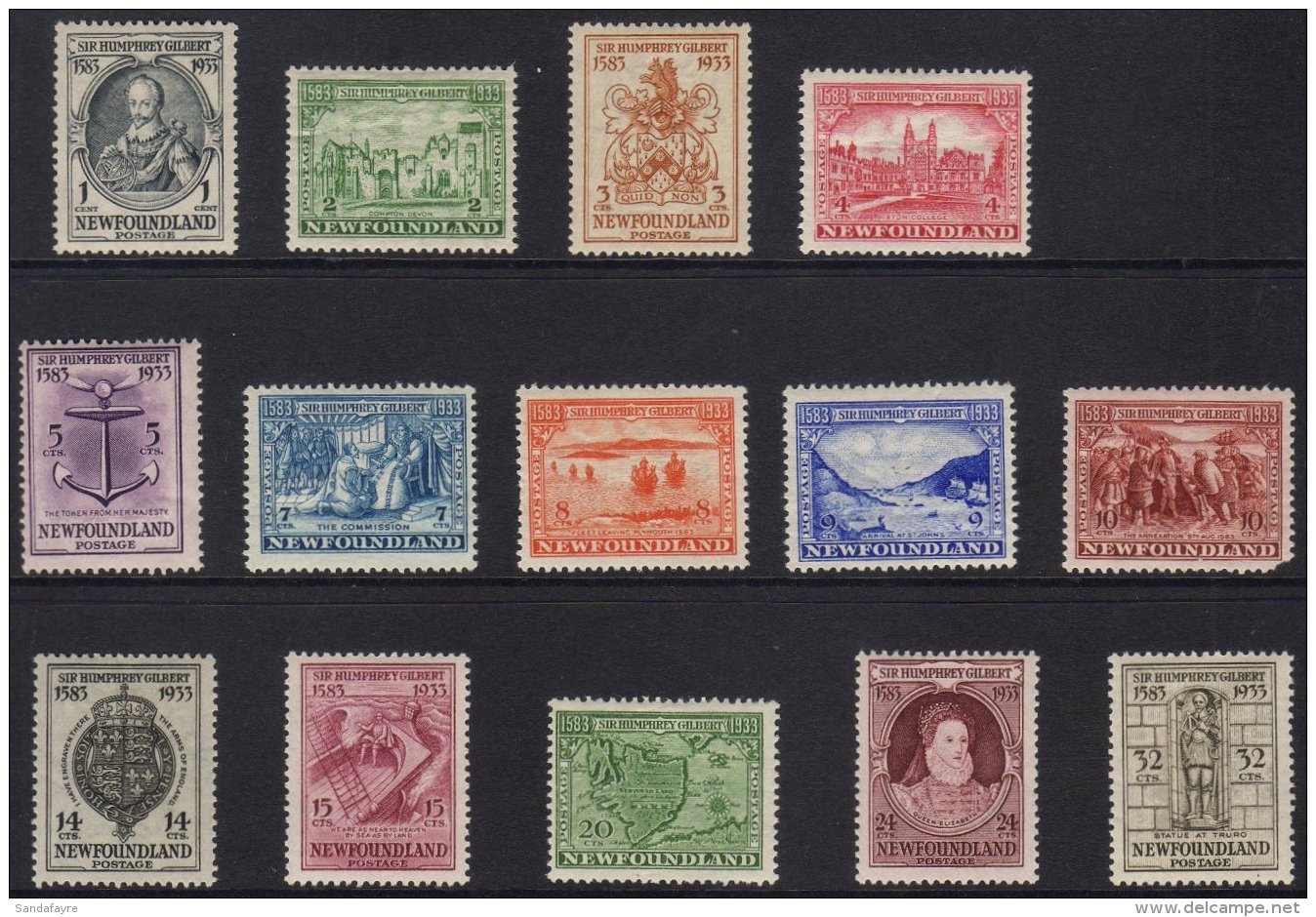 1933  Gilbert Complete Set SG 236/49, Fine Mint. (14) For More Images, Please Visit... - Other & Unclassified