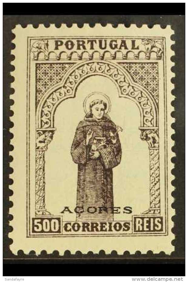 AZORES  1895 500r Brown &amp; Green, Afinsa 86, Fine Mint For More Images, Please Visit... - Other & Unclassified