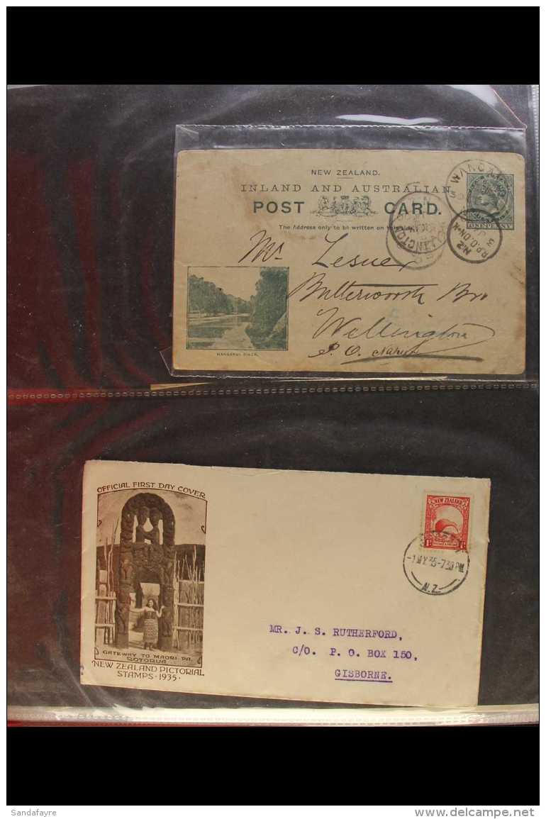 1899-2002 EXTENSIVE COLLECTION  A Most Interesting COVERS &amp; CARDS Collection Presented In A Pair Of Large... - Other & Unclassified