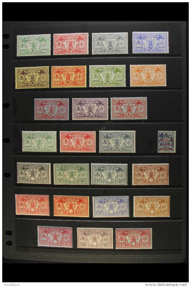 FRENCH  1911-66 FINE MINT / NHM COLLECTION Presented On Stock Pages. Includes 1911 Set, 1925 Set, 1949 UPU Set,... - Other & Unclassified