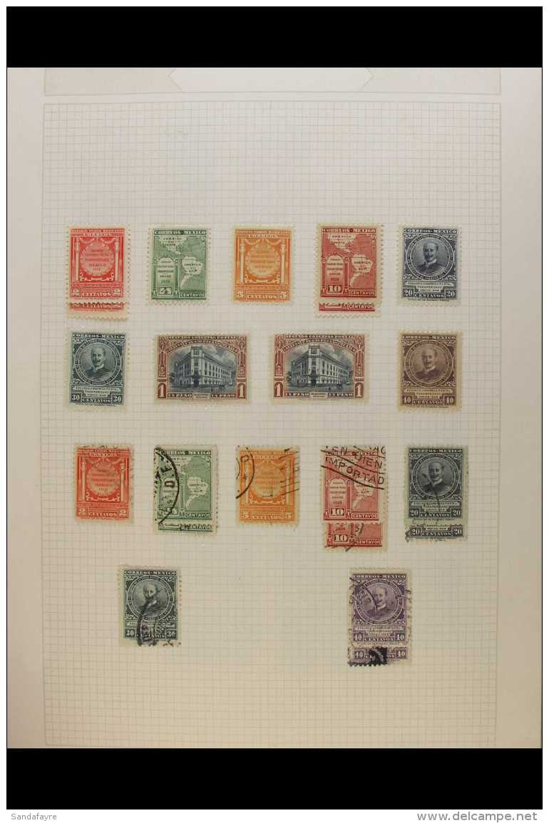 1915-1991 COLLECTION IN AN ALBUM  Mint And Used (chiefly Used From Late 1930's Onwards). Note 1915-16 Definitive... - Mexiko