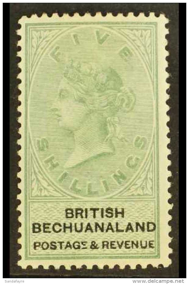 1888  5s Green &amp; Black, SG 18, Superb Mint. For More Images, Please Visit... - Other & Unclassified