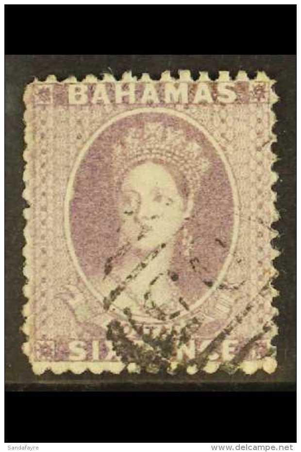 1862  6d Lilac No Wmk, Perf 13, SG 19a, Superb Used, Lovely Colour &amp; Lightly Cancelled. Rare In This... - Other & Unclassified