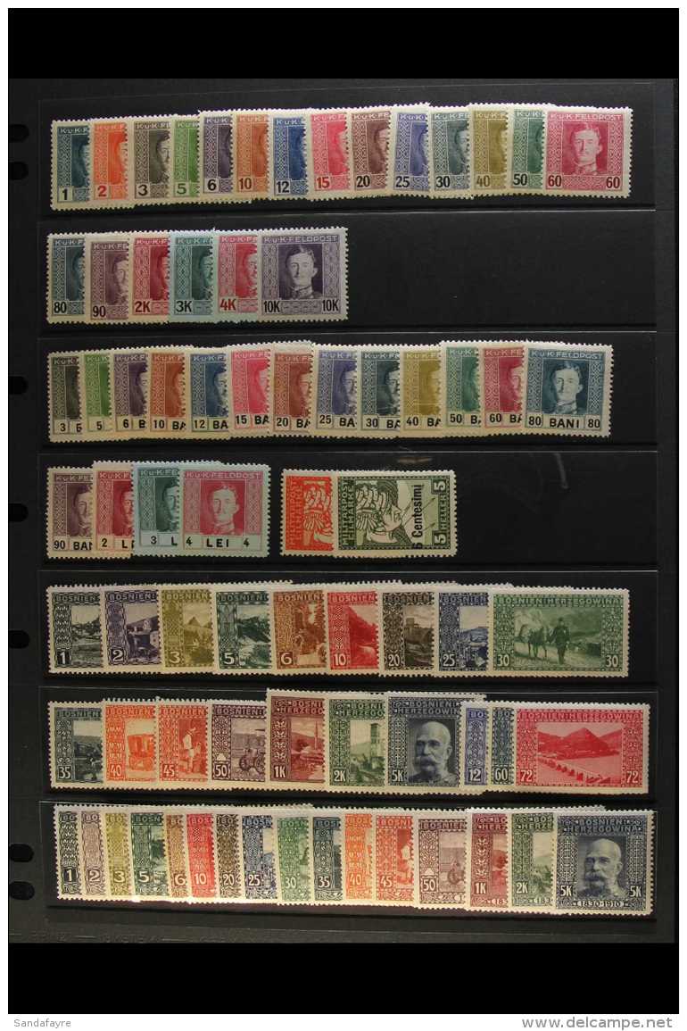 1906-18 FINE MINT COLLECTION  An ALL DIFFERENT Collection Of "Back Of The Book" Issues, Incl. Bosnia &amp;... - Sonstige & Ohne Zuordnung