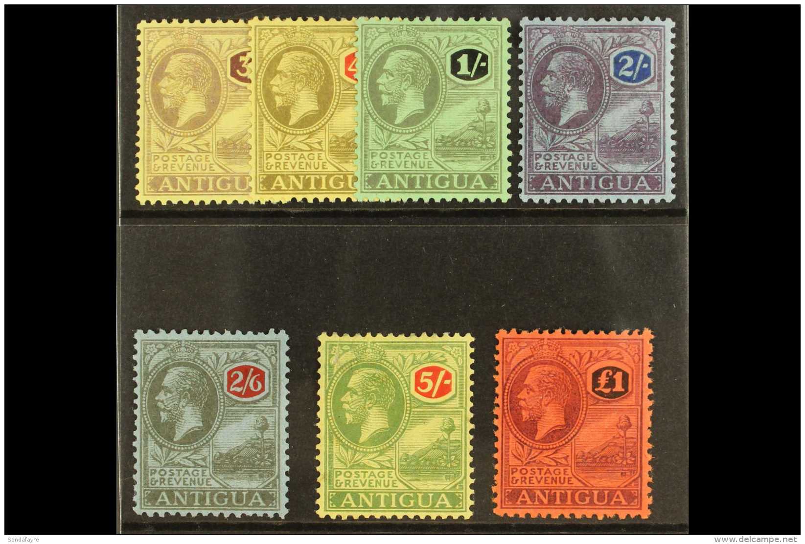 1921-29  Wmk Mult Crown CA Complete Set, SG 55/61, Very Fine Mint (7 Stamps) For More Images, Please Visit... - Other & Unclassified