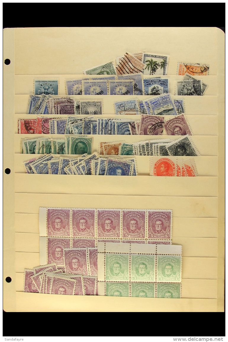 WORLD ACCUMULATION.  All Periods Mint &amp; Used Stamps With Some Duplication Mainly On Stock Pages, Plus Some In... - Other & Unclassified