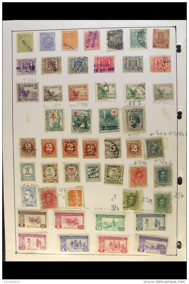 WESTERN EUROPEAN COUNTRIES COLLECTION.  Late 19th Century To 1990's Mint &amp; Used Stamps On A Thick Pile Of... - Other & Unclassified