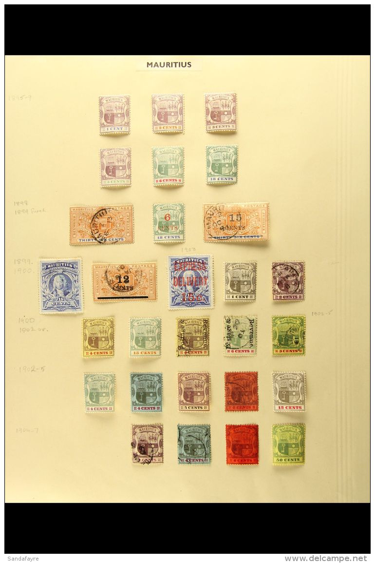 BRITISH INDIAN OCEAN COLLECTION  QV To 1980's Mauritius, Seychelles And Maldives Mint And Used Collection On... - Sonstige & Ohne Zuordnung