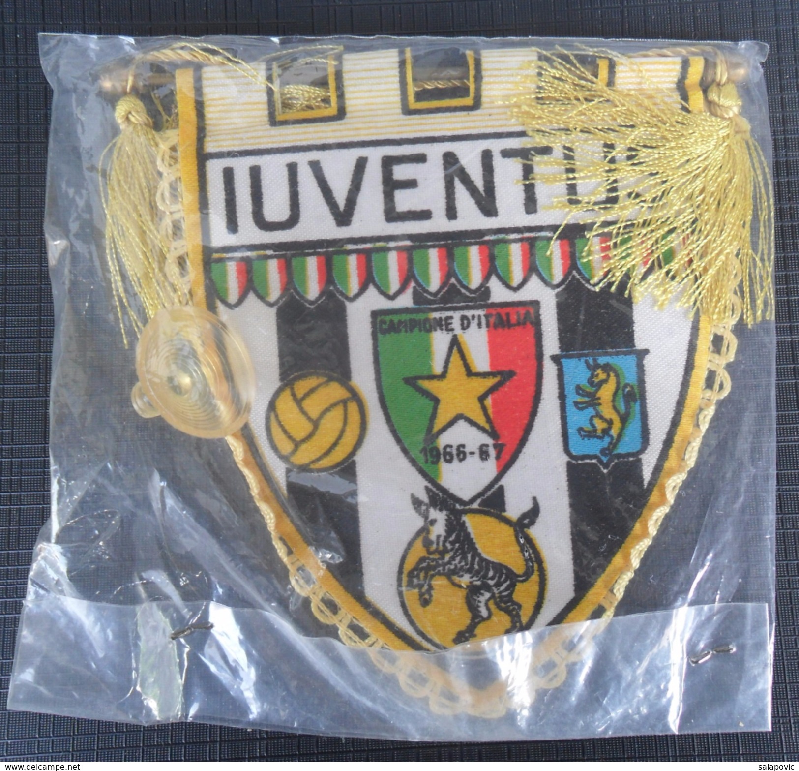 Juventus F.C.  ITALY FOOTBALL CLUB CALCIO, OLD PENNANT (not Banned) - Bekleidung, Souvenirs Und Sonstige