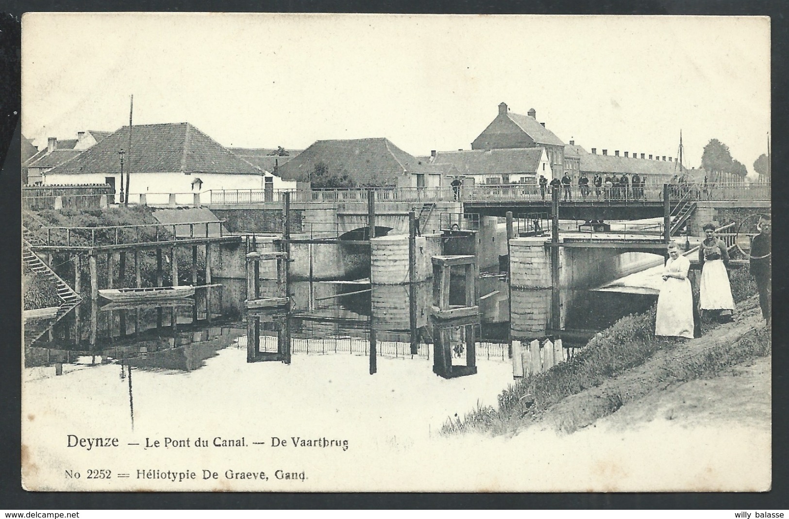 +++ CPA - DEINZE - DEYNZE - Le Pont Du Canal - De Vaartbrug - De Graeve 2252   // - Deinze