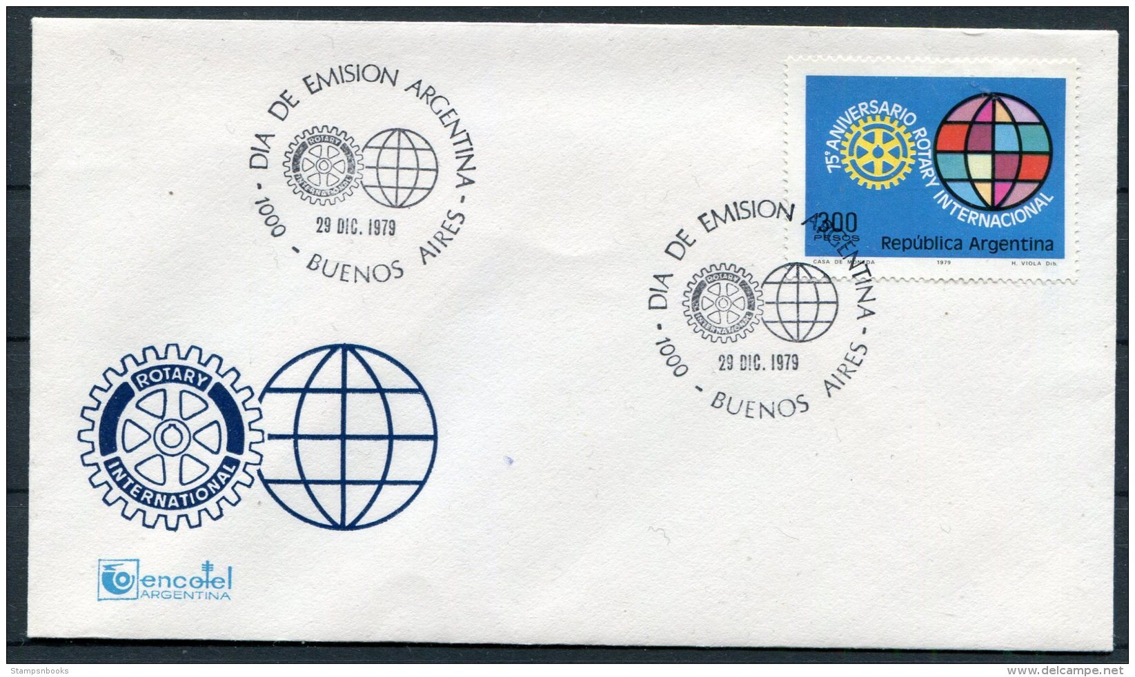 1979 Argentina Rotary International FDC Cover - FDC