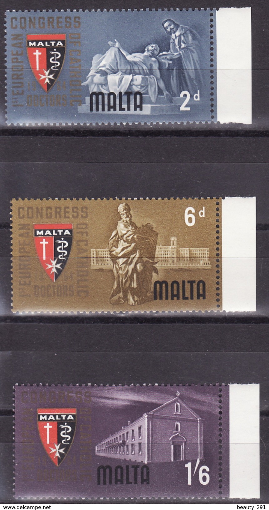 MALTA 1964  Mi 289-291  MNH** - Malta
