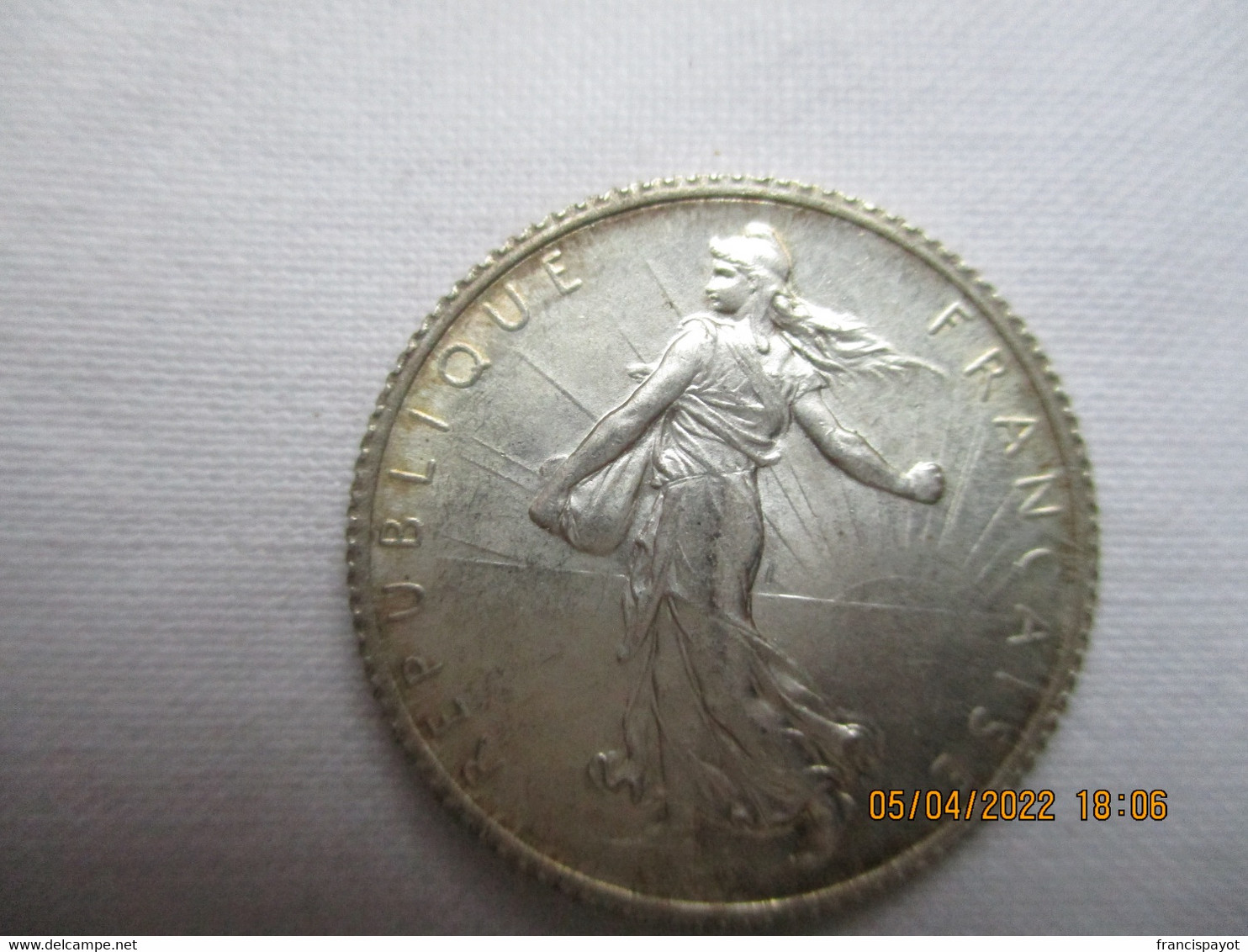 France 1 Franc 1915 (silver) - 1 Franc