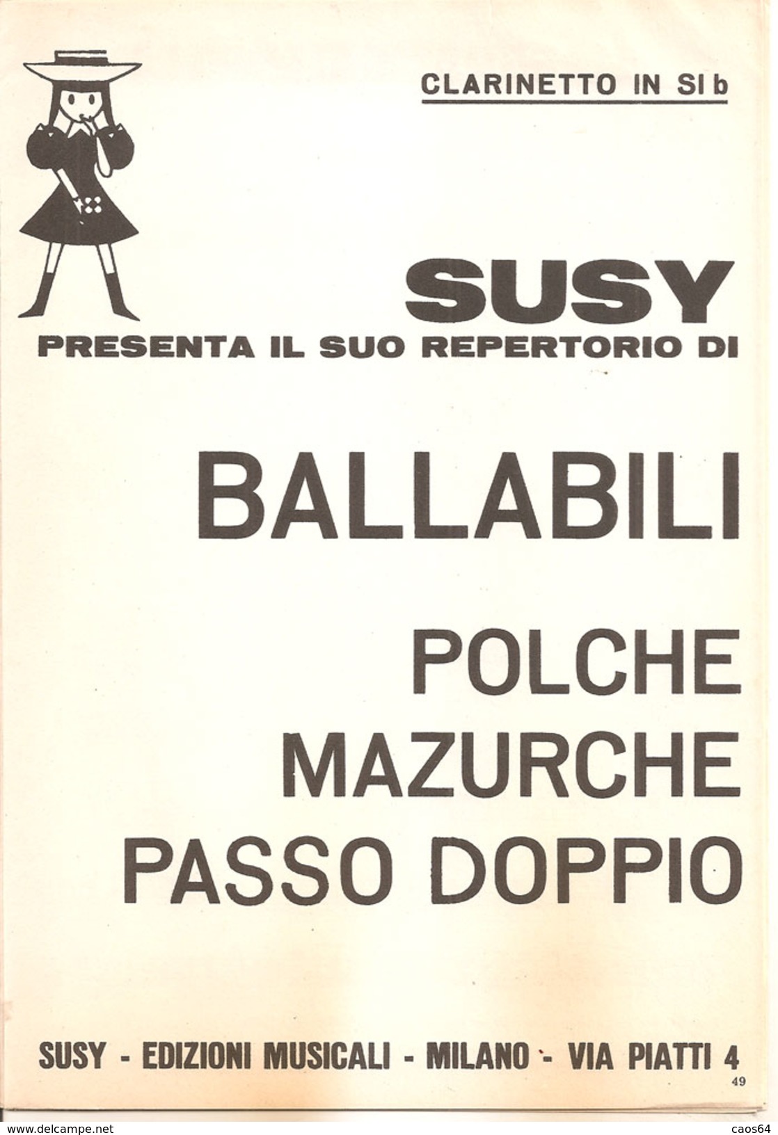 SUSY PRESENTA IL SUO REPERTORIO DI BALLABILI - Scholingsboek