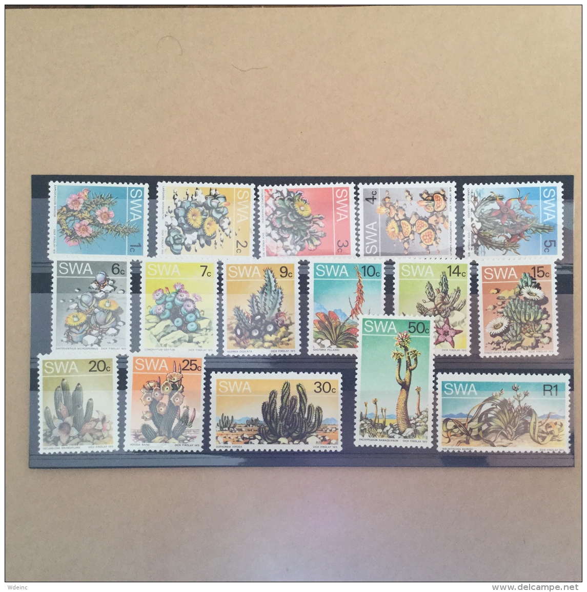 SOUTH WEST AFRICA 1973 Definitives Set MUH Scott 343-58 - Südwestafrika (1923-1990)