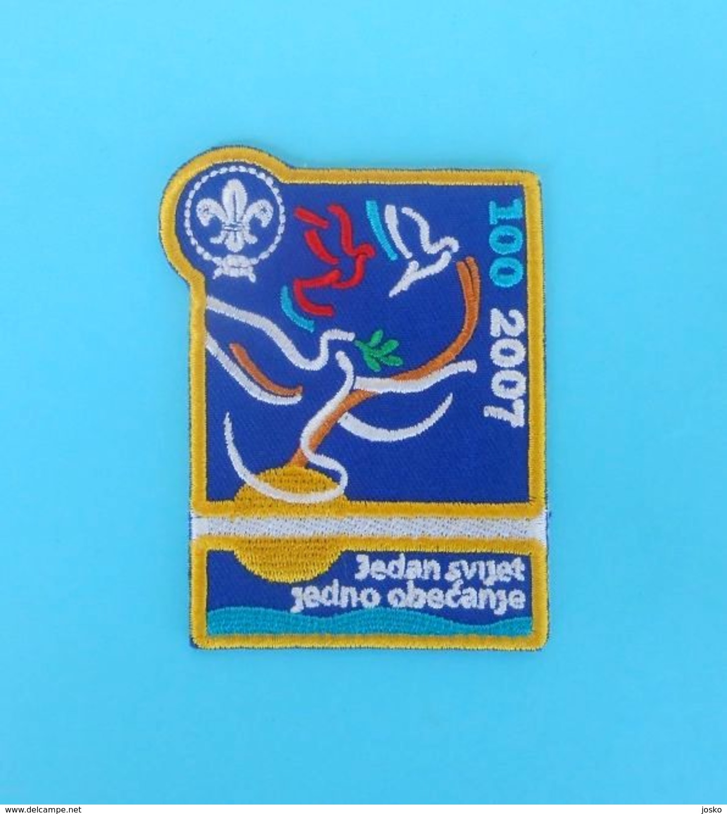 CROATIA JAMBOREE  - 100.  YEARS OF SCOUTING - Official Patch Scoutisme Boy Scout Scouts Escrutinio Pfadfinder Scoutismo - Scouting