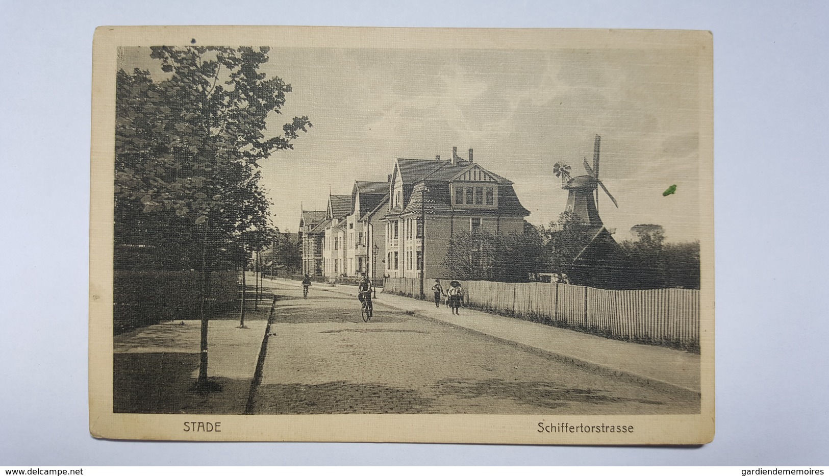 Allemagne - Stade - Schiffertorstrasse - Moulin à Vent/ Muhle Windmuhle - Belle Carte Toilée - Stade