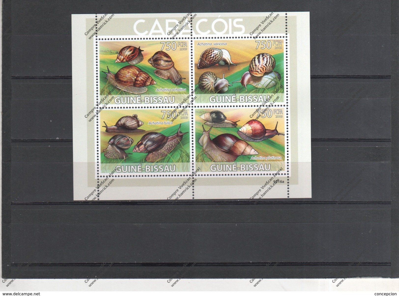 GUINEA BISSAU Nº 3808 AL 3811 - Crustacés