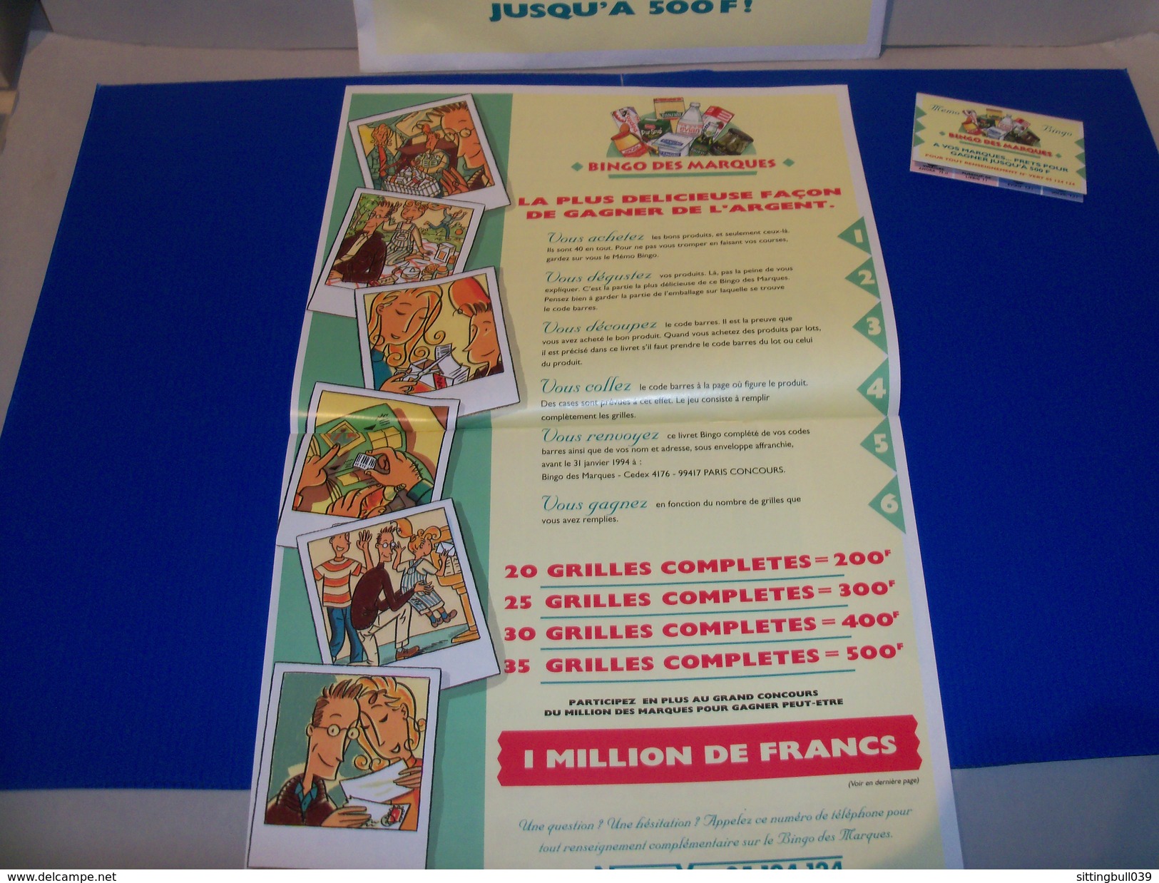 DUPUY & BERBERIAN. Catalogue Illustré + Enveloppe.RARE Pub Bingo Des Marques, Grand Jeu Des Consos 1993. Dessins Inédits - Objets Publicitaires