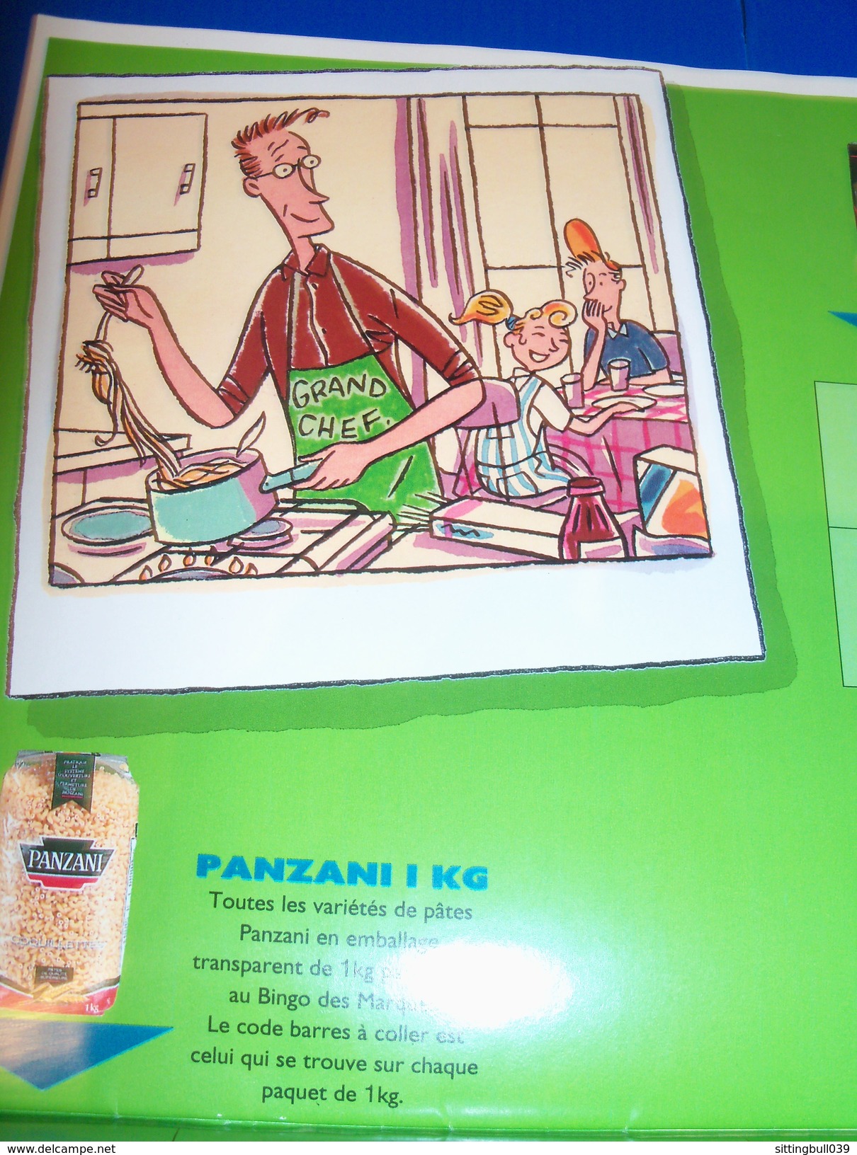 DUPUY & BERBERIAN. Catalogue illustré + enveloppe.RARE Pub Bingo des marques, grand jeu des consos 1993. Dessins inédits